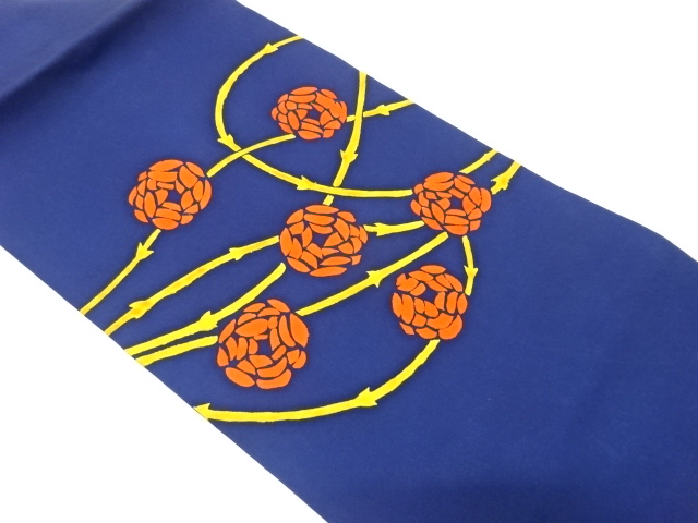 JAPANESE NAGOYA OBI / SHIOZE / BRANCH FLOWER